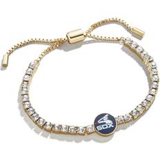 Baublebar Women's Chicago White Sox Pull-Tie Tennis Bracelet Gold-Tone