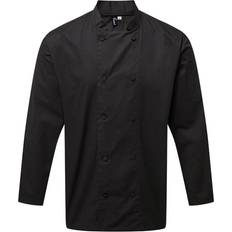 Premier Chefs Coolchecker Long Sleeve Jacket Black