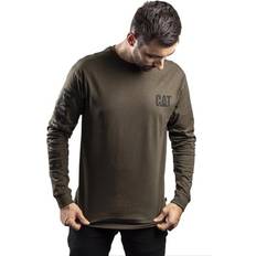 Caterpillar Banner Long Sleeve T-Shirt Green