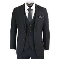 Paul Andrew Piece Classic Retro Suit Black 48R