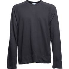 James Perse Loopback Supima Cotton-Jersey Sweatshirt Men Black