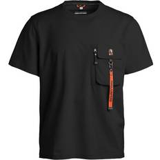 Parajumpers T-shirts Parajumpers Mojave Pocket Crew Neck T-Shirt Black Schwarz T-shirt Grösse: