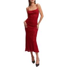 Bardot Women's Lace Midi Dress Red