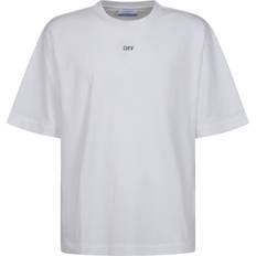 Off-White Off Stamp Cotton T-shirt White