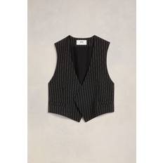 Women - XXXS Vests Ami Paris Sleeveless Jacket Black for Women