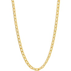 Italian Gold Everlasting Mariner Chain Necklace - Gold