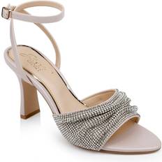 Jewel Badgley Mischka Women's Huntley Evening Sandals Champagne Pearlized