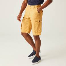 Gold Shorts Regatta Men's Breathable Shorebay Vintage Look Cargo Shorts Gold Straw, Yellow