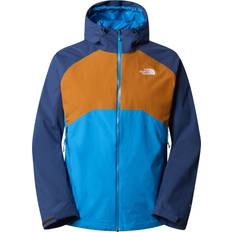 The North Face Blue - M - Men Jackets The North Face Stratos Hooded Waterproof Jacket: Skyline Blue/ Desert