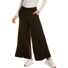 WeWoreWhat Piped Wide Leg Pull On Knit Pant in Black. L, M, XL, XS