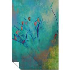 Panther Print Panther Print Fine Art Prints Painterly Red & Blue Tulip In A