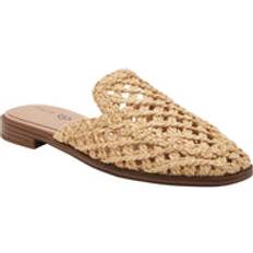 Katy Perry Women's Woven Slip-On Mules Natural