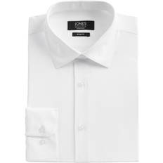 Jones New York Men's Solid Dress Shirt White