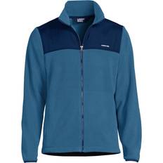 Lands' End Men Jackets Lands' End Men's Tall Fleece Full Zip Jacket Evening blue