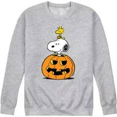 Airwaves Peanuts Men's Snoopy Woodstock Pumpkin Graphic Fleece