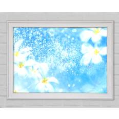 Ophelia & Co Gerahmtes Leinwandbild Plumeria Blue