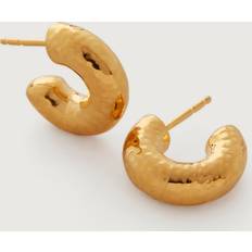 Monica Vinader Siren Muse Chunky Huggie Hoop Earrings, Gold