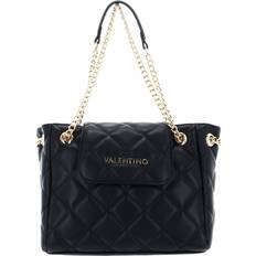 Valentino Ocarina Flap Chain Quilted Shopper - Black