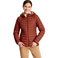 Joules Womens Bramley Padded Hooded Puffer Coat Jacket Brown