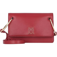 Tommy Hilfiger Chic Monogram Crossbody Bag - Red