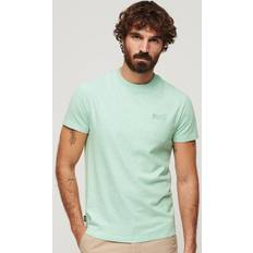 Superdry Men T-shirts Superdry Men's Organic Cotton Essential Logo T-Shirt Green