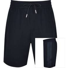 Armani Exchange Polyester Shorts Armani Exchange Logo Tape Jersey Shorts Navy