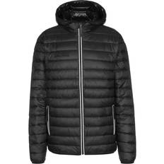 Spalding padded kapuzenjacke herren neu schwarz