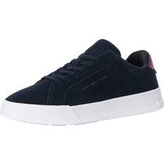Tommy Hilfiger Suede Court Trainers DESERT SKY