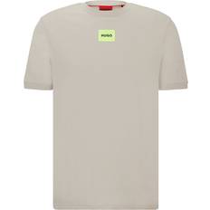 HUGO BOSS Diragolino Logo Label T-shirt - Light/Pastel Grey