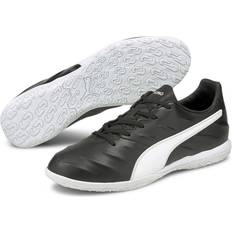 Rubber Football Shoes Puma King Pro 21 IT Soccer Cleats M - Black/White