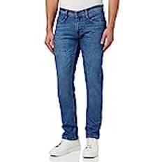 Mustang Herrstil Oregon Tapered jeans, mellanblå 783, 31W/34L, Medelblå 783, x 34L