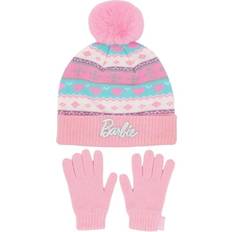 Barbie Girls Knitted Hat And Gloves Set Pack of 2