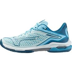 Beige - Women Racket Sport Shoes Mizuno Wave Exceed Tour Clay Court Shoe Women light_blue