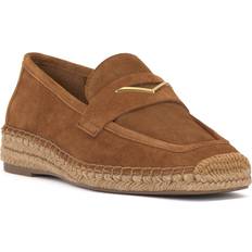 Vince Camuto Myylee Decorated Espadrille Loafers Golden Walnut Suede