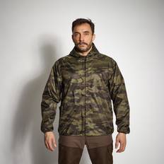 SOLOGNAC Decathlon Waterproof Jacket Lightweight Camo Khaki