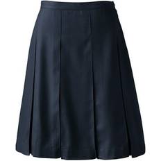 Lands' End Women Skirts Lands' End School Uniform Women Tall Box Pleat Skirt Top of Knee