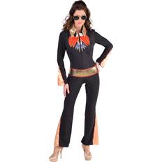 Magic By Freddy Ladies Deluxe Elvis Las Vegas Costume Black