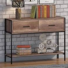 Metal Console Tables Fwstyle Industrial Inspired 2 Console Table