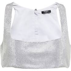 Balmain Embellished Bralette - Silver