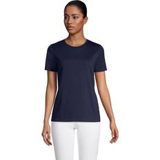 Lands' End Women T-shirts Lands' End Women's Tall Relaxed Supima Cotton Short Sleeve Crewneck T-Shirt Radiant navy