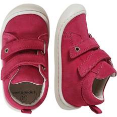 Pink Baby Booties Children's Shoes Vertbaudet Baby Lauflern-Boots mit Klett fuchsia