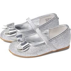 Nina Toddler Girls Ballet Flats Silver Tone Baby Glitter