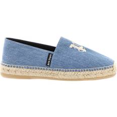 Unisex Espadrilles Palm Angels Denim Espadrilles With Embroidered Logo