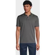 Lands' End Men Polo Shirts Lands' End Men's School Uniform Short Sleeve Rapid Dry Polo Shirt Soapstone