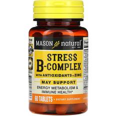 Mason Natural Stress B-Complex With Antioxidants+Zinc 60 pcs