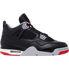 Nike 46 ⅔ - Men - Trail Shoes Nike Air Jordan 4 Retro M - Black/Fire Red/Cement Grey/Summit White