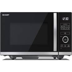 Countertop - Medium size - Silver Microwave Ovens Sharp YC-QS254AU-B Black, Silver