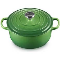 Cast Iron Other Pots Le Creuset Bamboo Green Signature Cast Iron Round with lid 2.4 L 20 cm