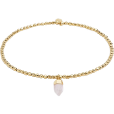 Gold Plated Anklets Joma Jewellery Anklet - Gold/Pink