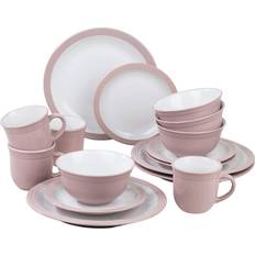 Microwave Safe Dinner Sets Waterside Camden Pink Dinner Set 16pcs